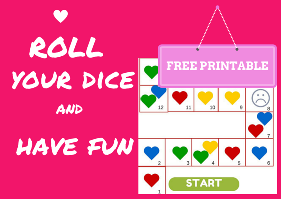 Fun Activities for Children: Valentines Day -Collect the Hearts Board