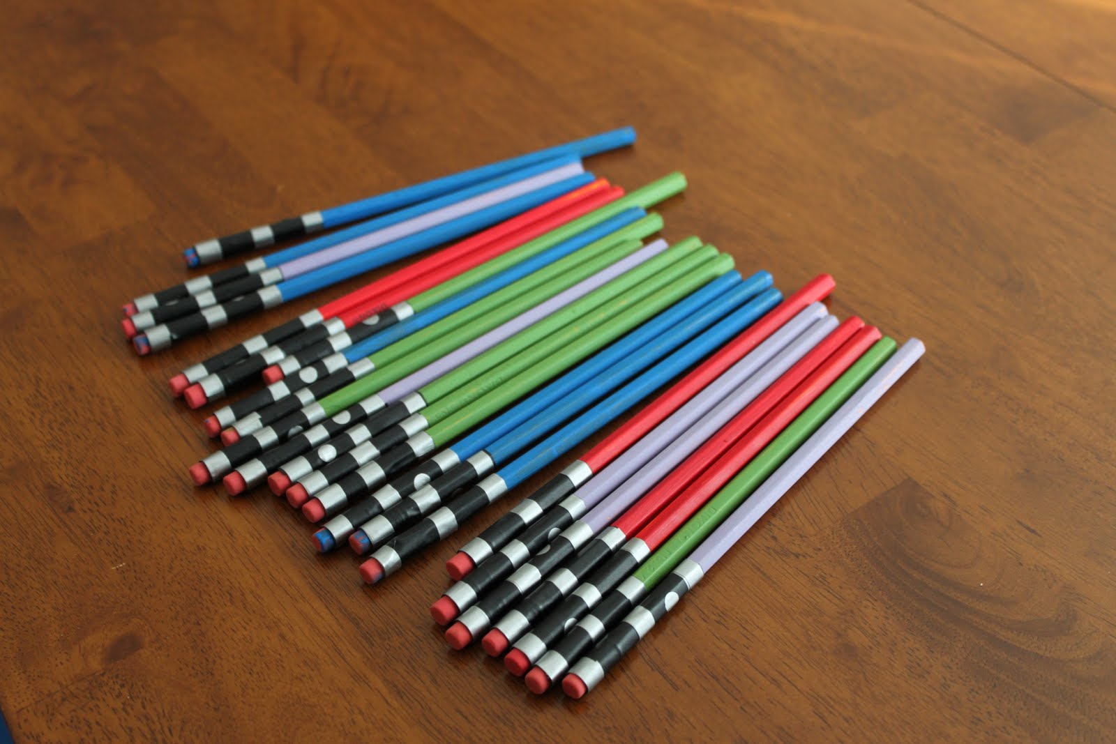 Star Wars Light Saber Pencils Keeping it Simple Crafts