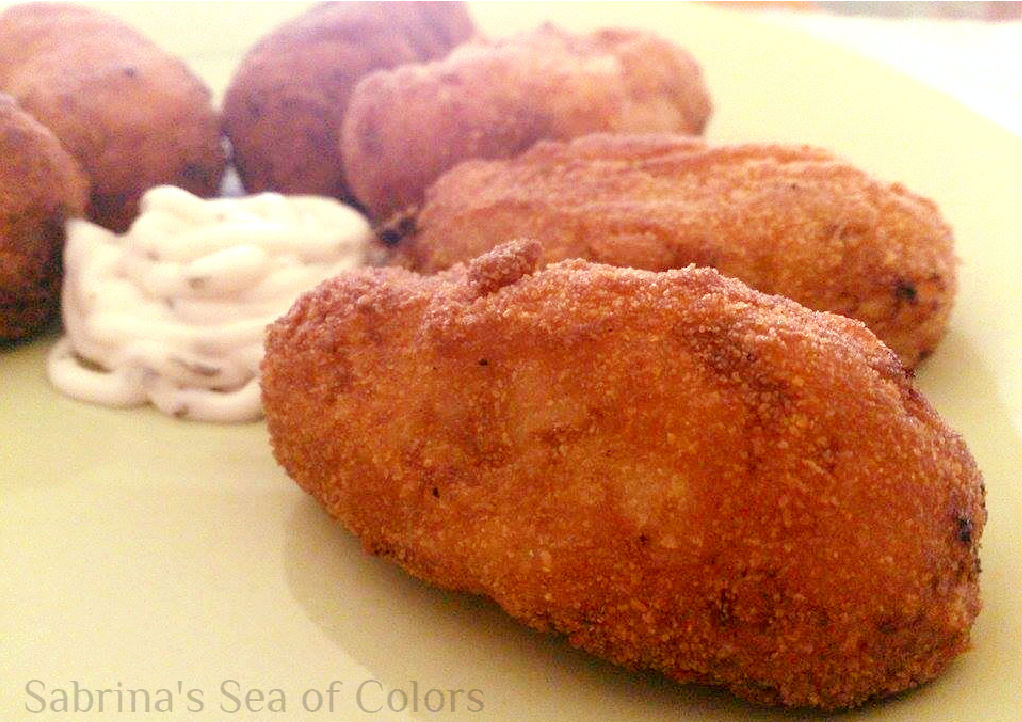 Croquetas caseras de pollo y zanahoria Sabrina´s Sea of Colors