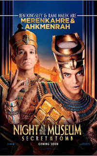 Ben Kingsley and Rami Malek Night at the Museum Secret of the Tomb poster