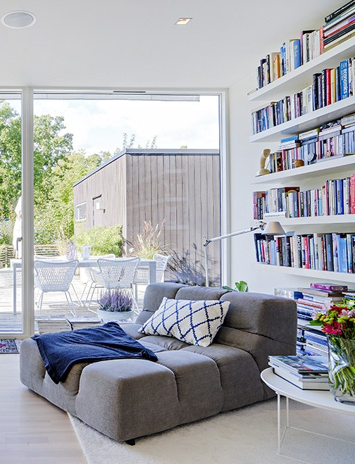 Studio karin: att inreda mysigt i nybyggda moderna hus
