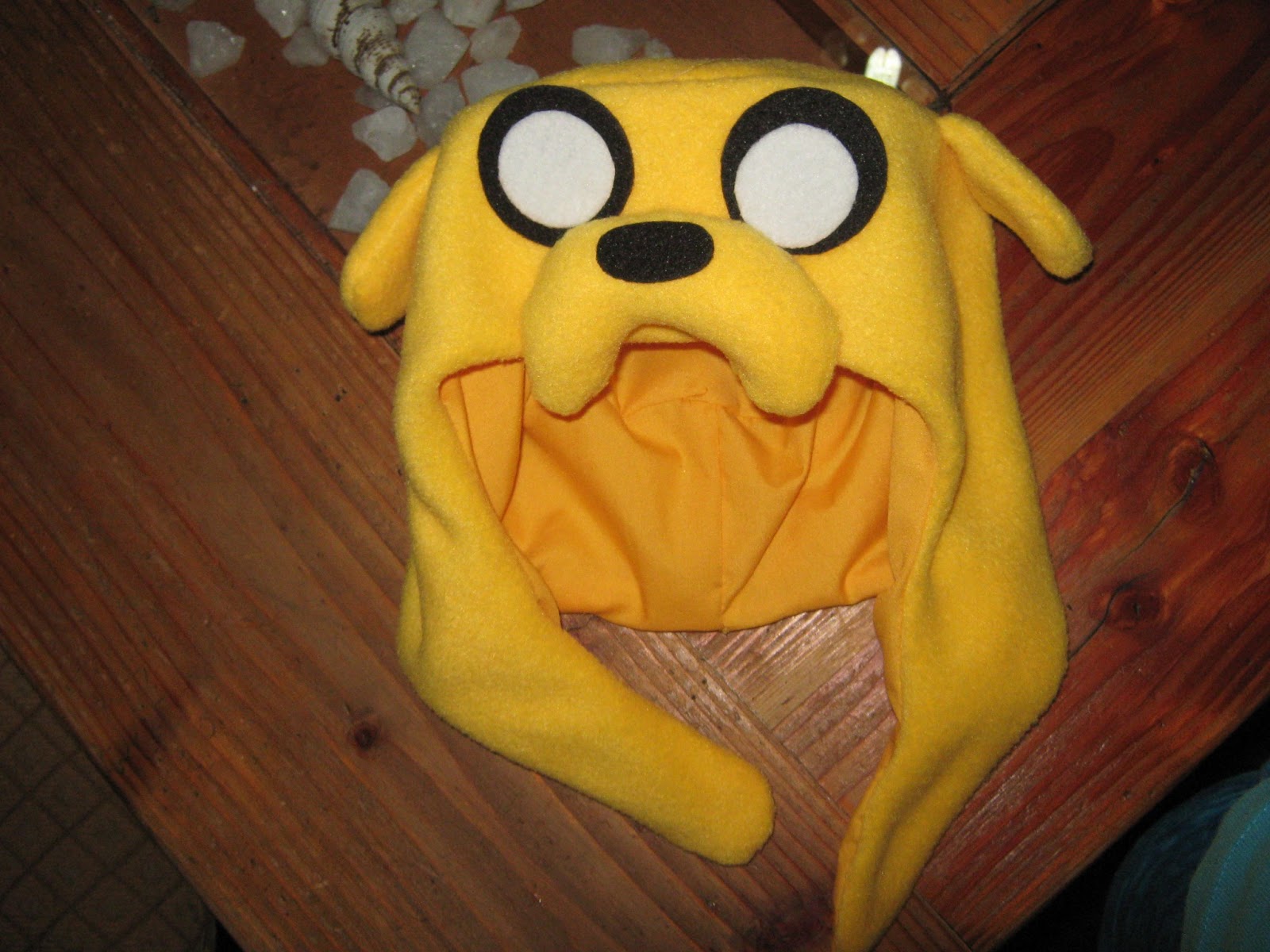 Ganchillo "Deditos Mágicos" Gorro de polar "Jake, el perro"