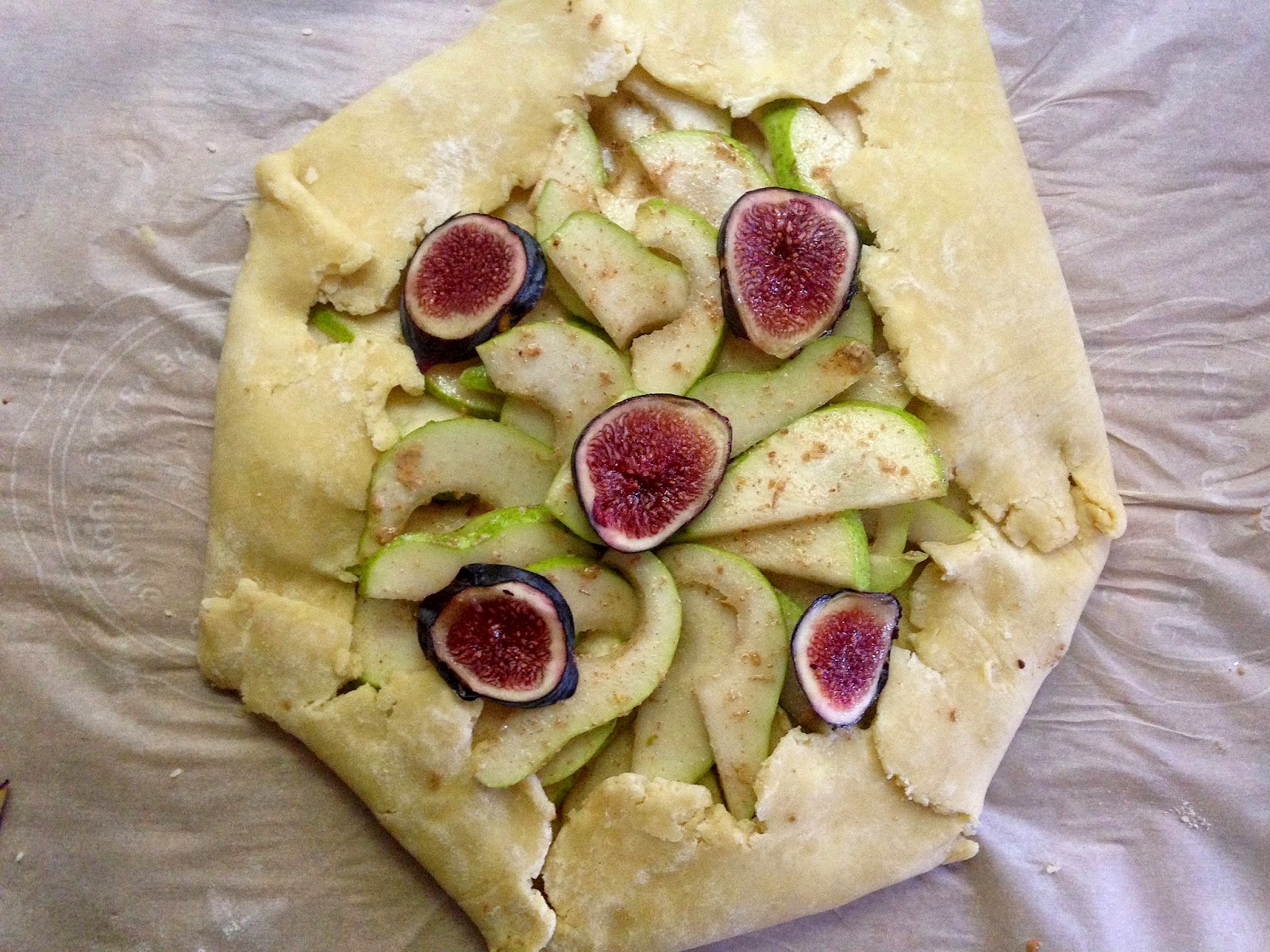 salt & zest Pear and Fig Galette