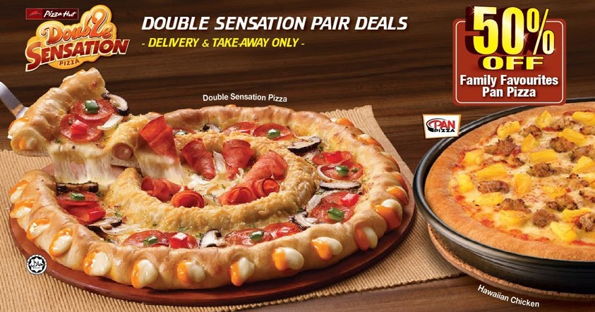 Pizza hut delivery deals 50 off