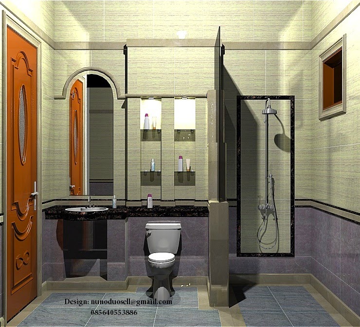 INTERIOR GRANITE / MARBLE: design toilet kamar mandi mewah ...