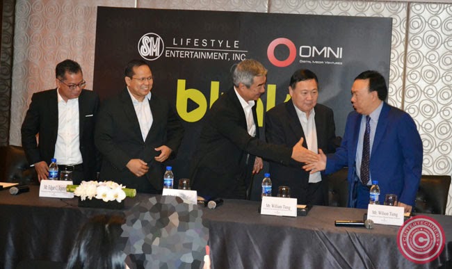 the signing of Memorandum of Understanding between SMLEI and Omni Digital Media Ventures Inc in Edsa Shangri-la, Batanes Tower wing on December 4, 2014 the signing of Memorandum of Understanding between SMLEI and Omni Digital Media Ventures Inc in Edsa Shangri-la, Batanes Tower wing on December 4, 2014
