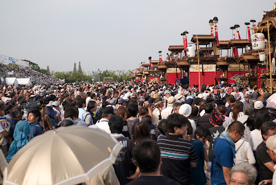 Float party water floats giant Nagoya, Nagoya desu: Handa Float Festival