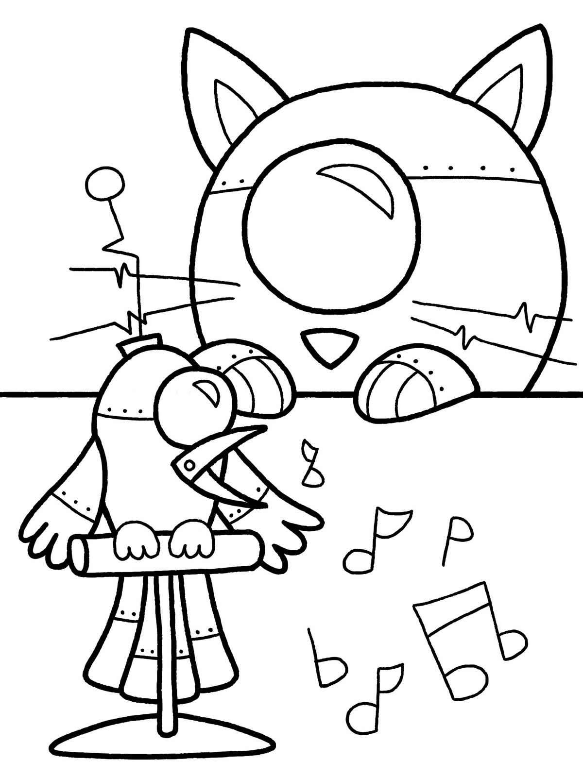 more robot coloring pages. can i get this one to do MY