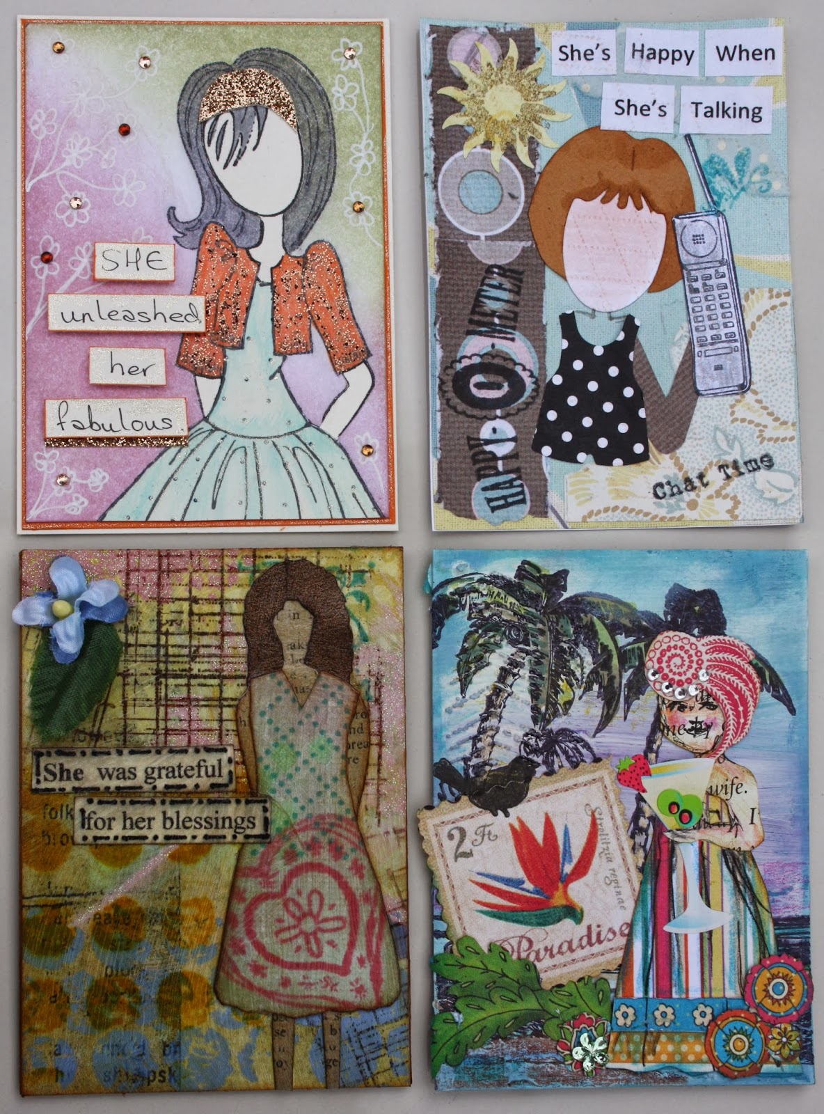 Betwixt this and that The Art of Self Expression ATC SHE art