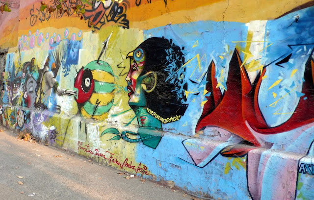 street art in santiago de chile santa isabel arte callejero