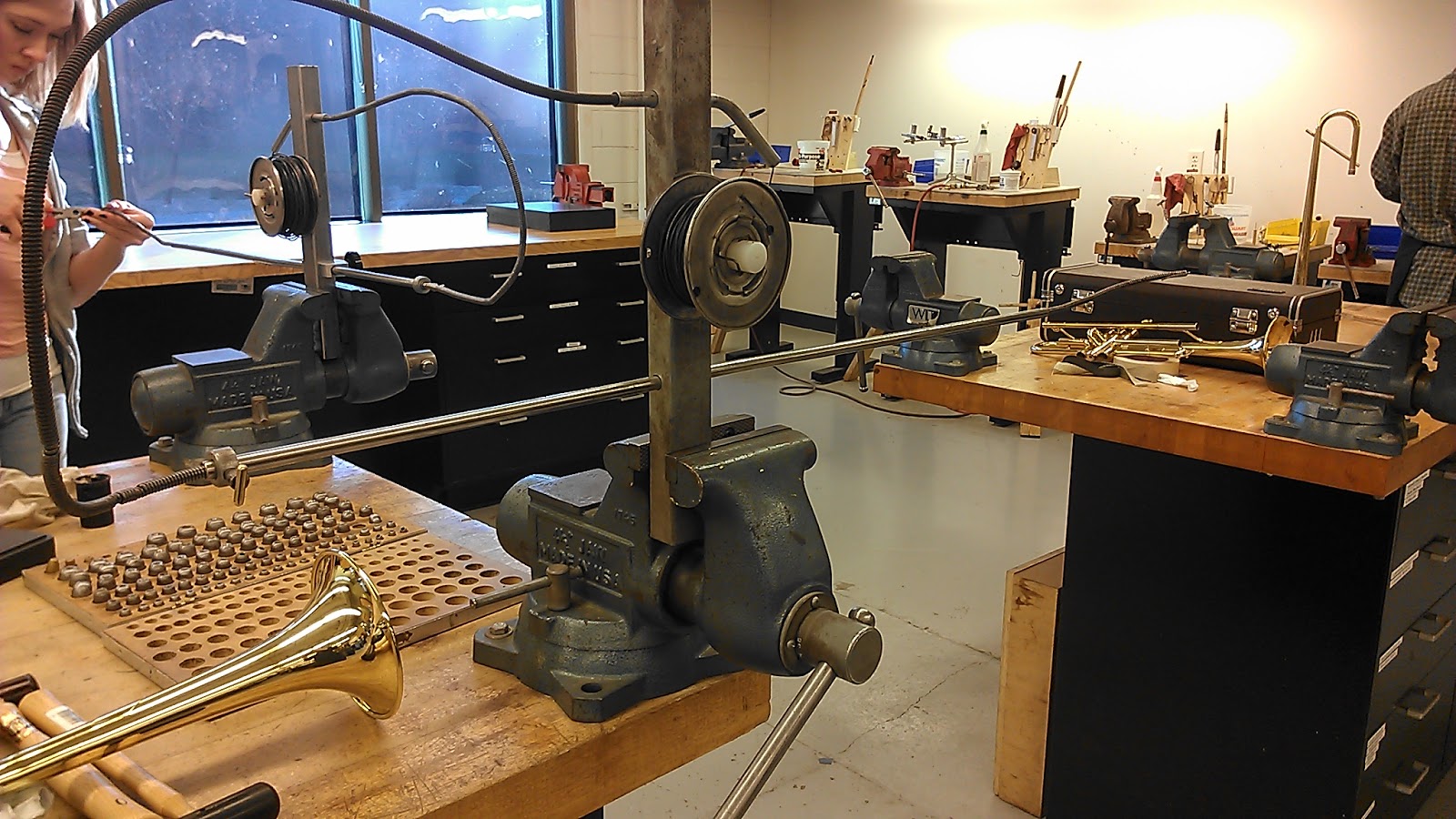 Red Wing Band Instrument Repair 20122013 Week 12 Crook dent rod tool