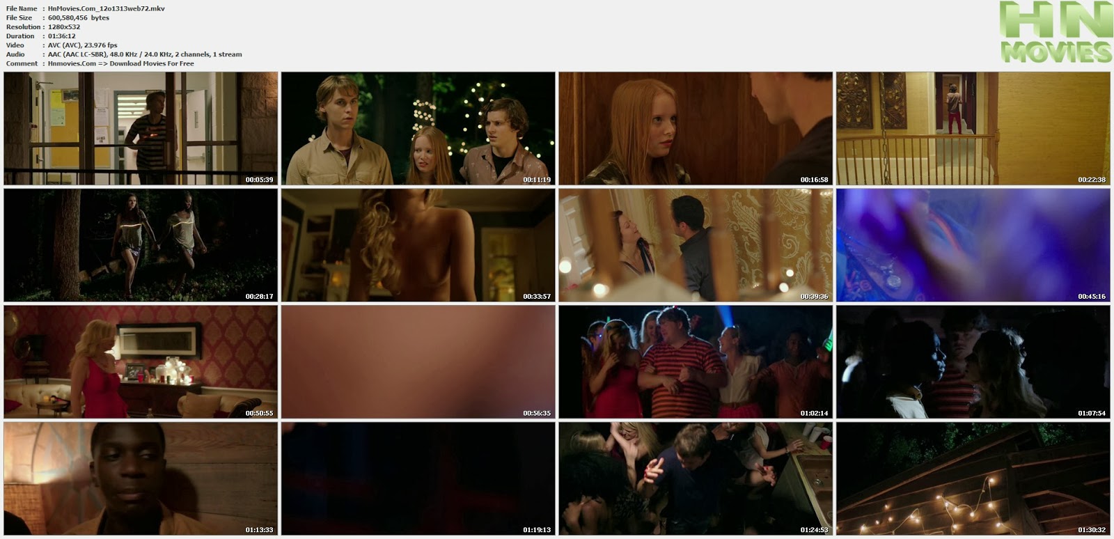 movie screenshot of +1