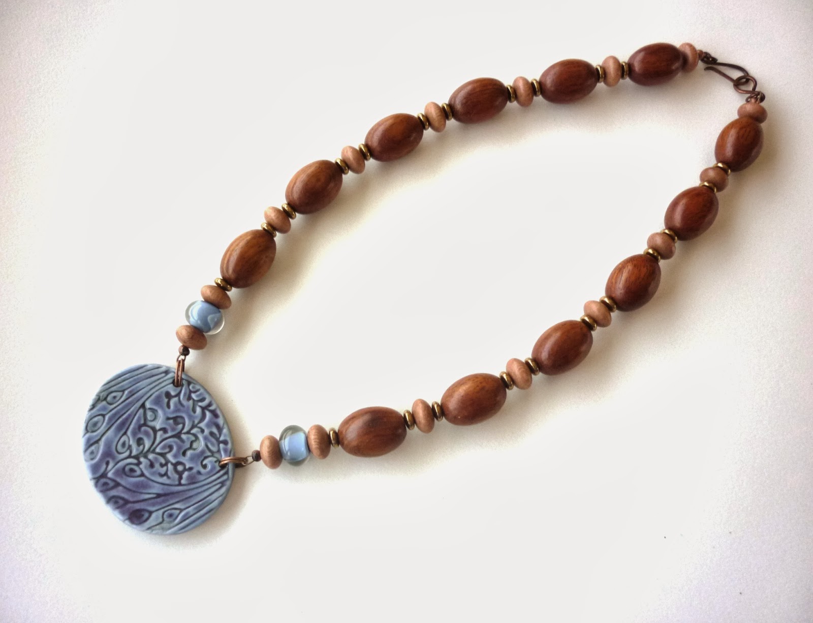 Chunky Wooden necklaces 3 versions