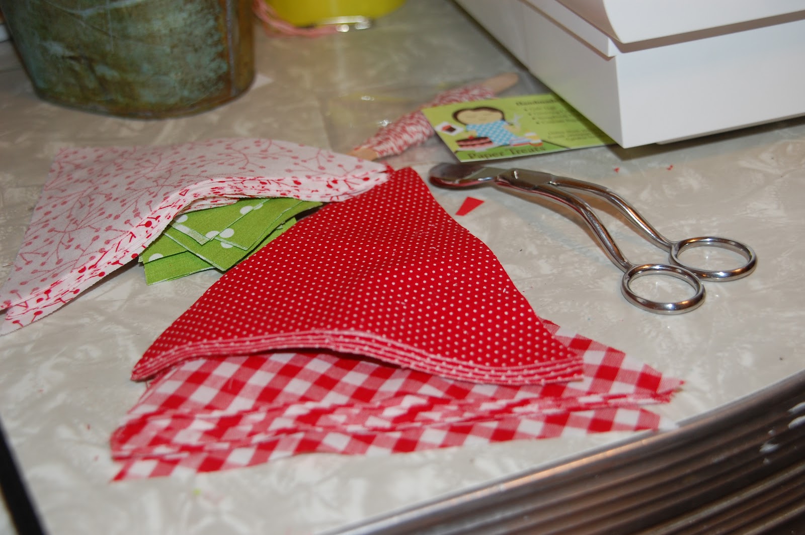 corduroyscloset Super Saturday Christmas Tree Garland with DIRECTIONS