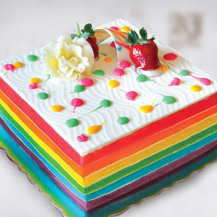 Aj Bakery Rainbow Cake Aj Bakery Rainbow Cake