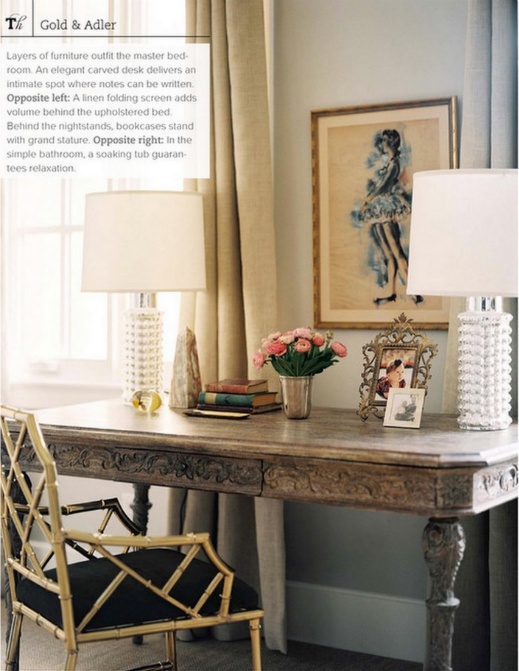 Simple Details gold painted chairs...