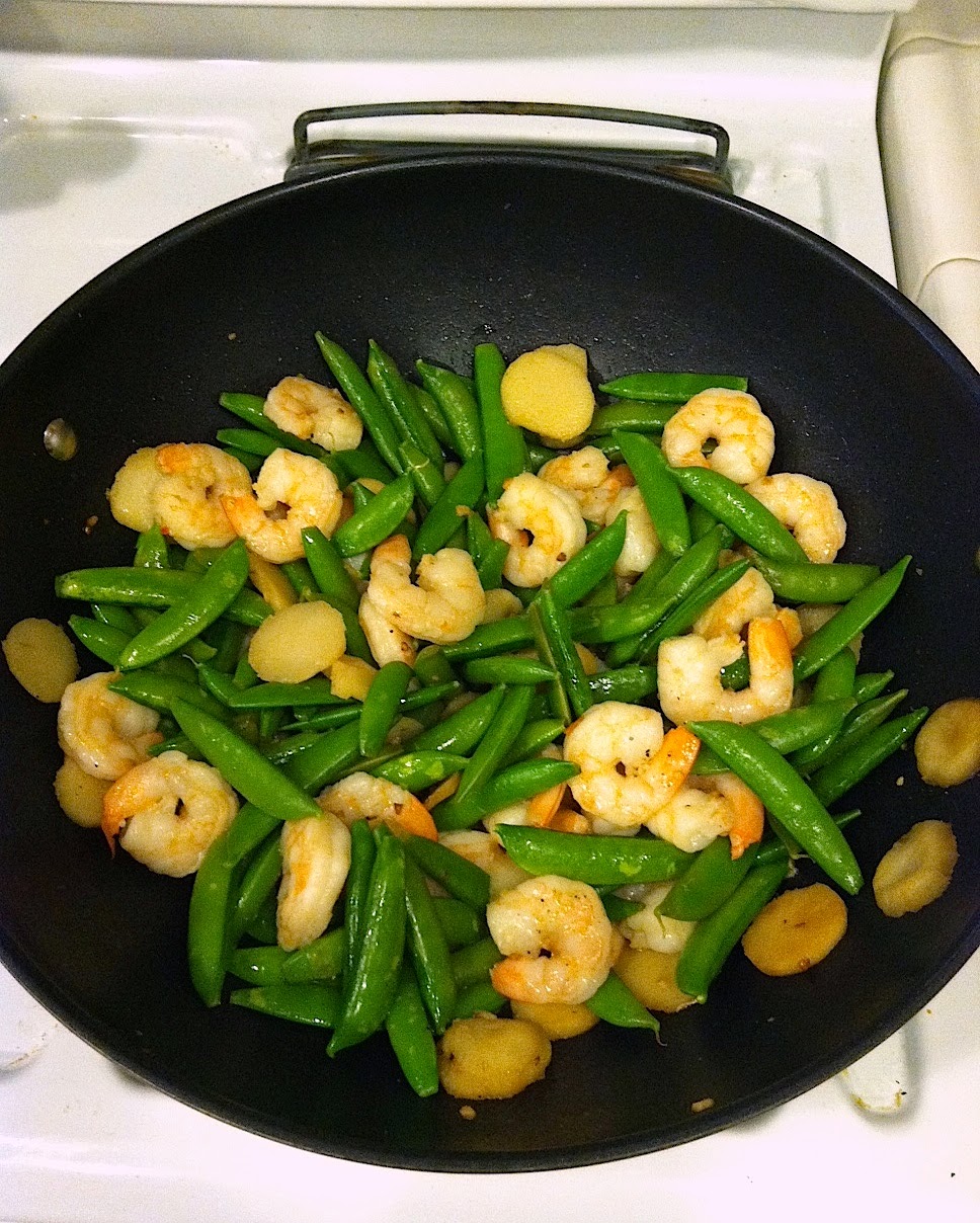 Tonight for Supper June 30Shrimp & Snap Pea StirFry