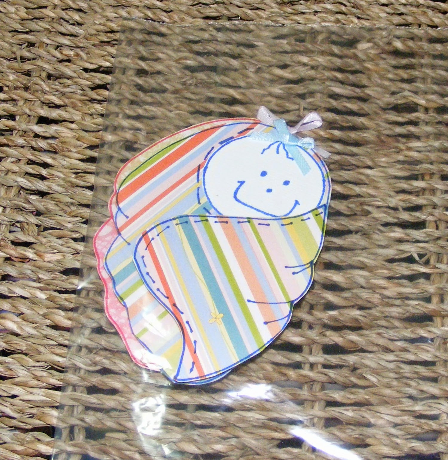 In My World . . . Paper Piecing Baby in Blanket