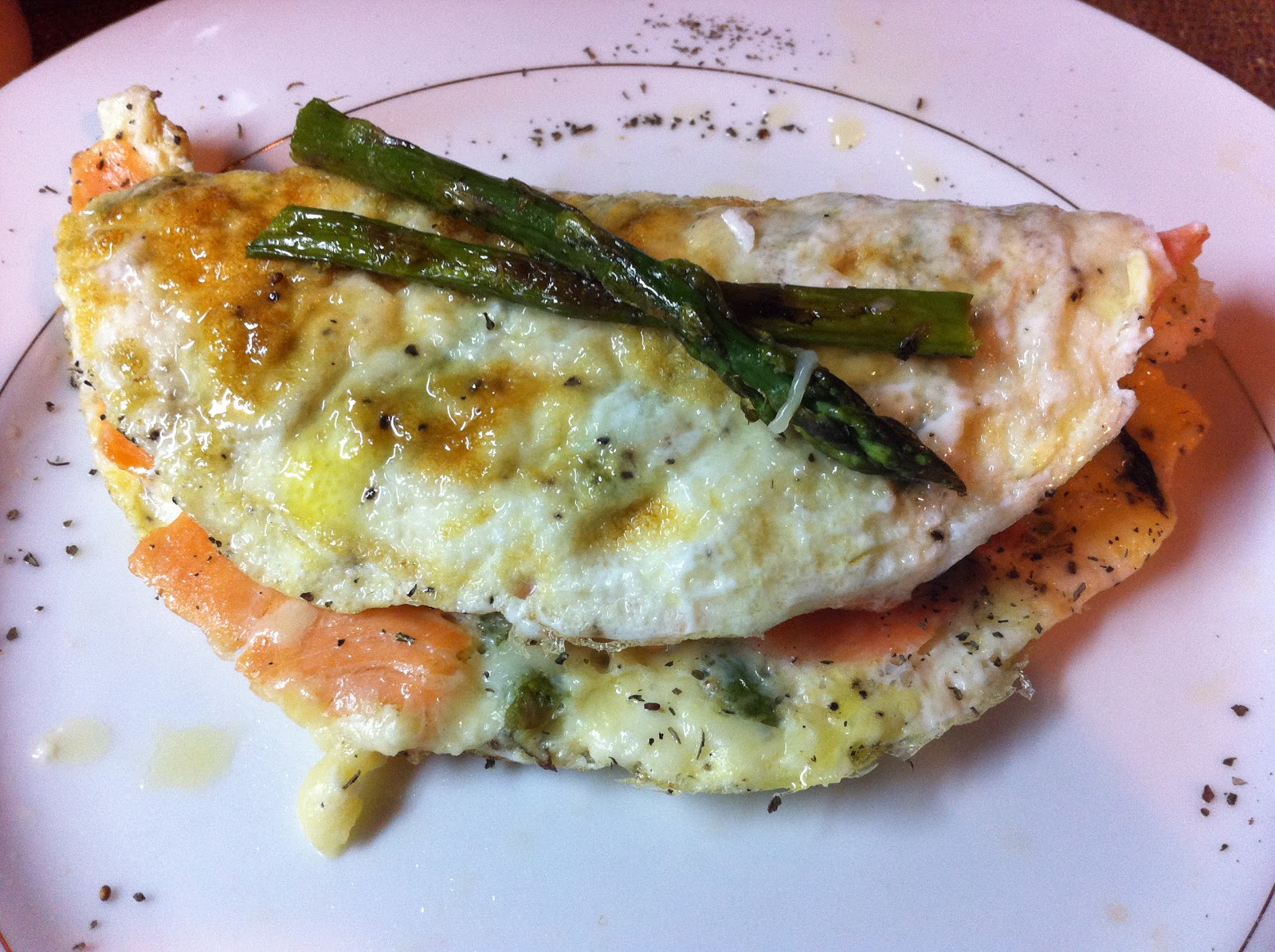 Simple PLANT BASED Recipes Skinny Smoked Salmon Asparagus Omelette