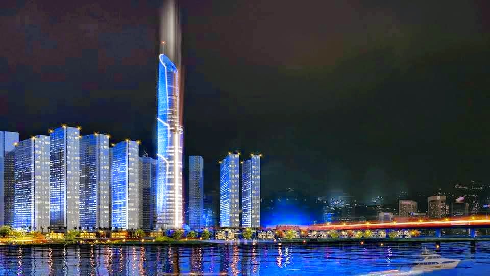 Dự án vinhomes central Park về đêm