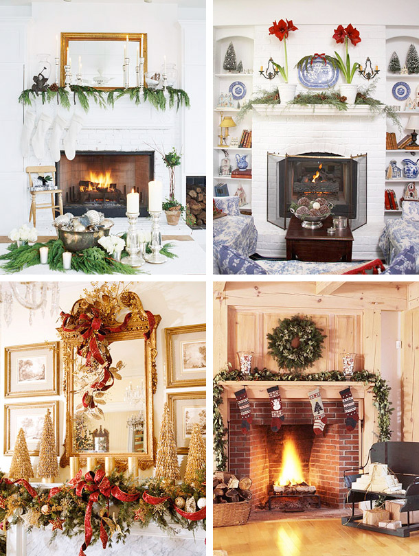 Mantel Christmas Decorating Ideas