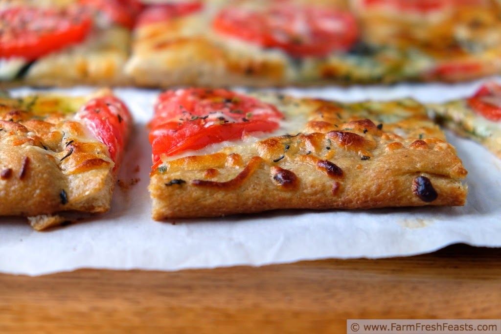 Farm Fresh Feasts Tomato Basil Pizza