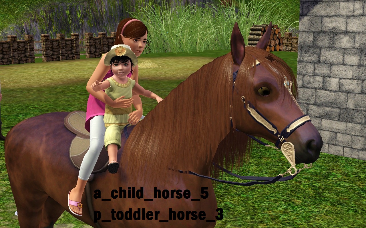 Jamee's Sims Stories Jamee's Family Horse Riding Pose Pack