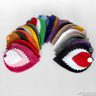 Mini Felt Fascinators for Girls and Women at SweeterThanSweets on Etsy