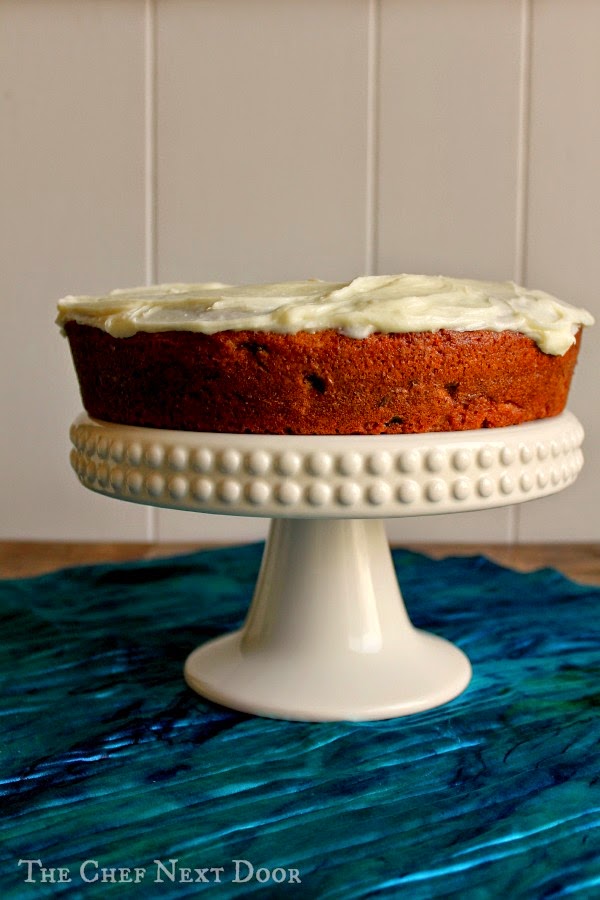 Sour Cream Spice Cake with Cream Cheese Frosting
