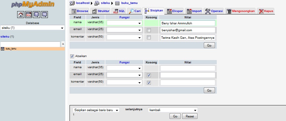 Membuat Database Menggunakan Phpmyadmin | cara membuat database menggunakan phpmyadmin bheen 7 Membuat Database Menggunakan Phpmyadmin | cara membuat database menggunakan phpmyadmin bheen 7