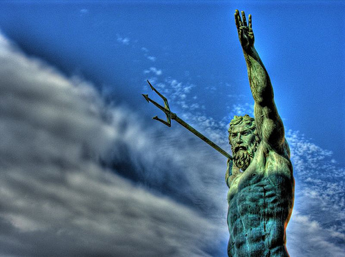 poseidon swimming