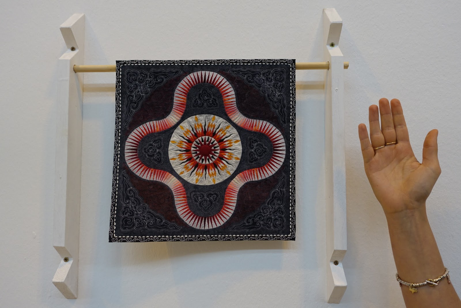 Feather On A Wire Festival of Quilts 2015 Birmingham NEC (updated)