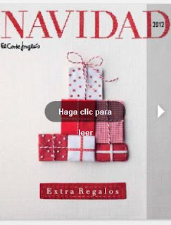 el corte ingles extra regalos 2012