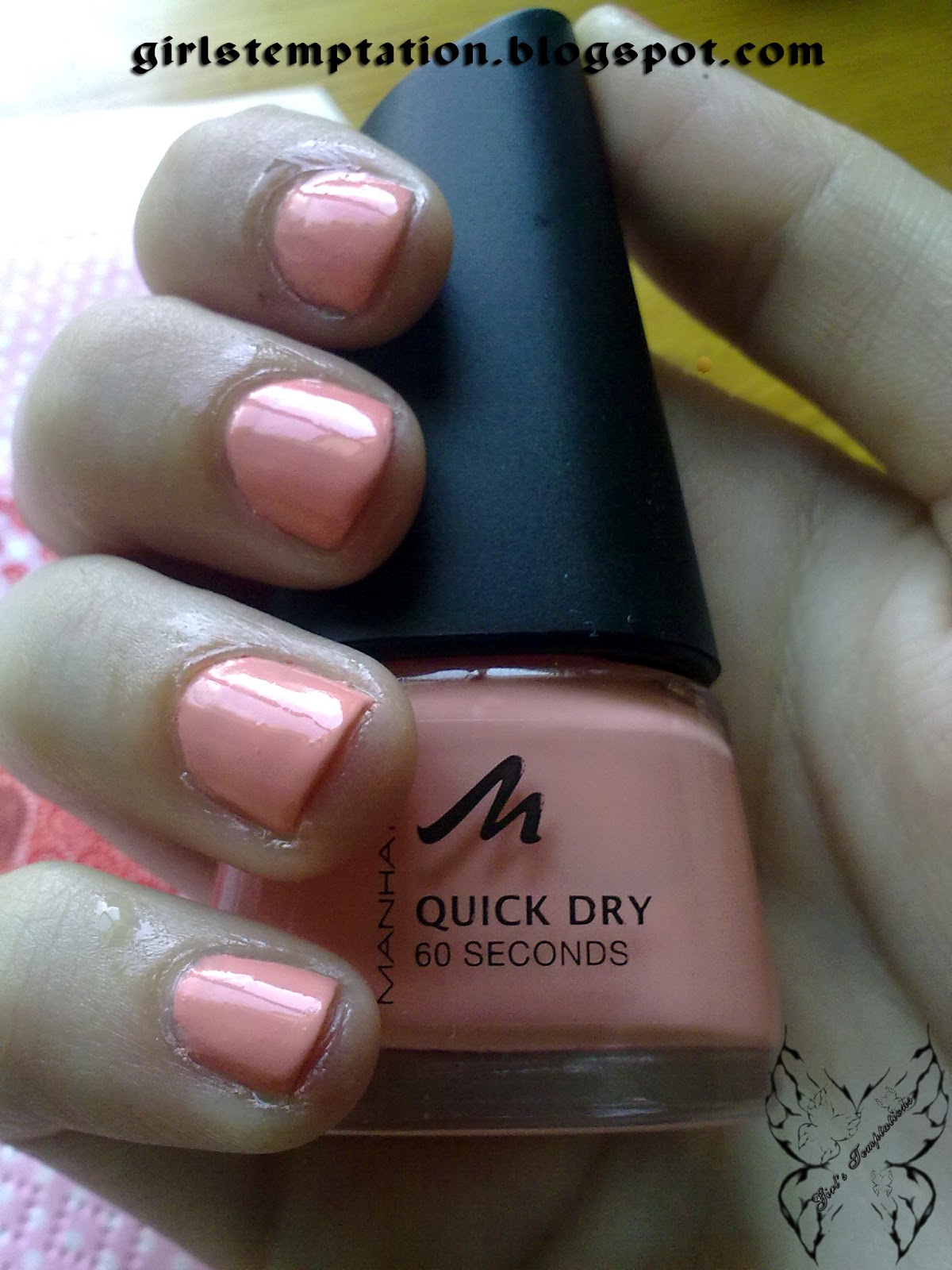 Summer nails with Manhattan 