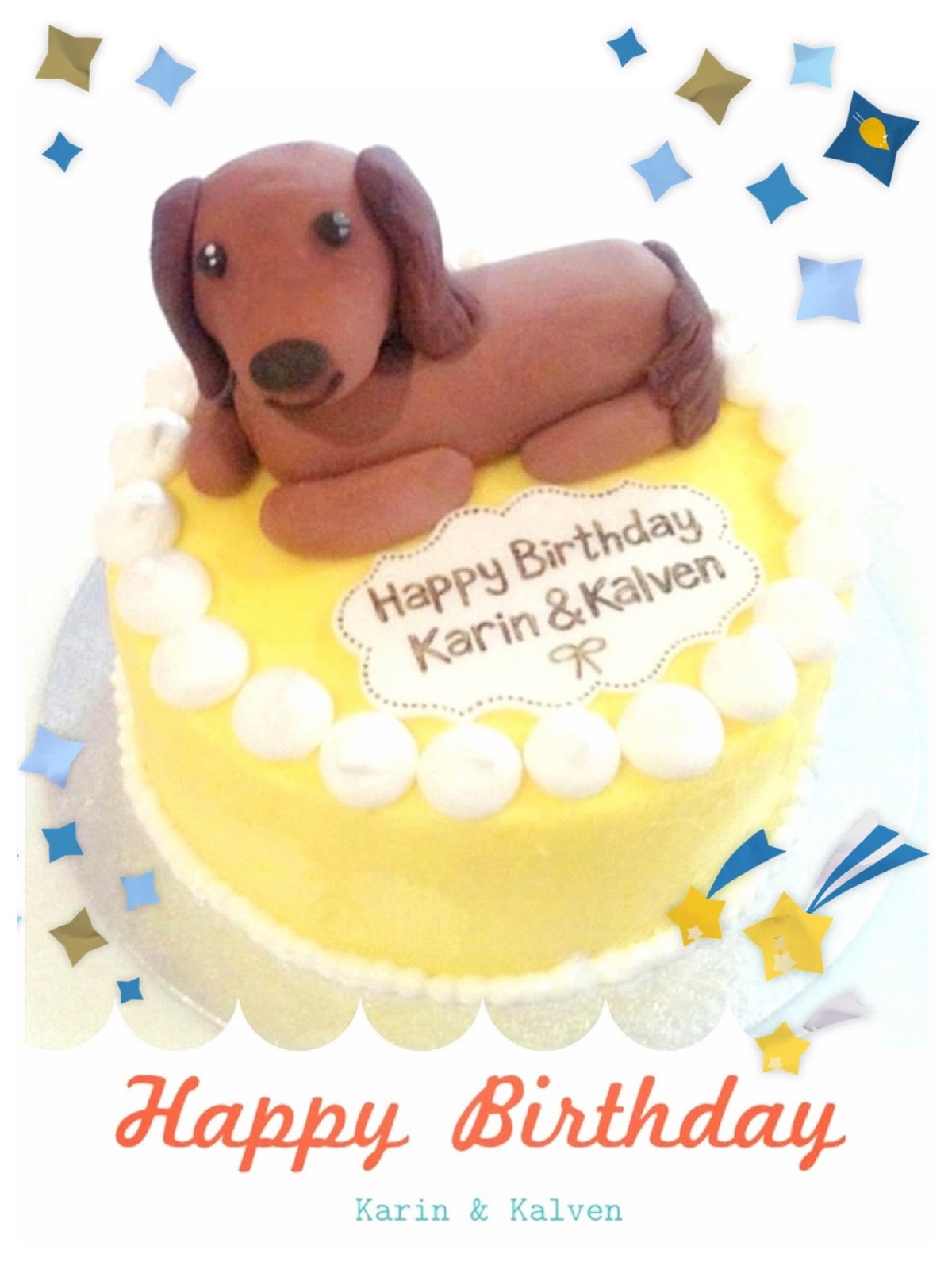 Puppy Royfert Lemon Blueberry Cake Cherie Kelly