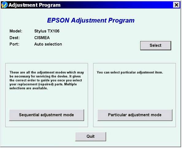 Epson TX101 Resetter Download Epson TX101 Resetter Download