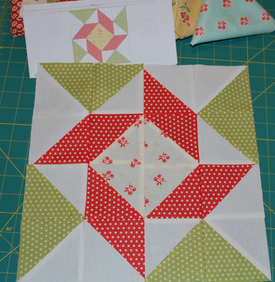 {Sisters and Quilters} APPLE PIE IN THE SKY QUILT ALONG BLOCK 2