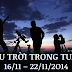 Bầu trời trong tuần từ 16/11 tới 22/11/2014