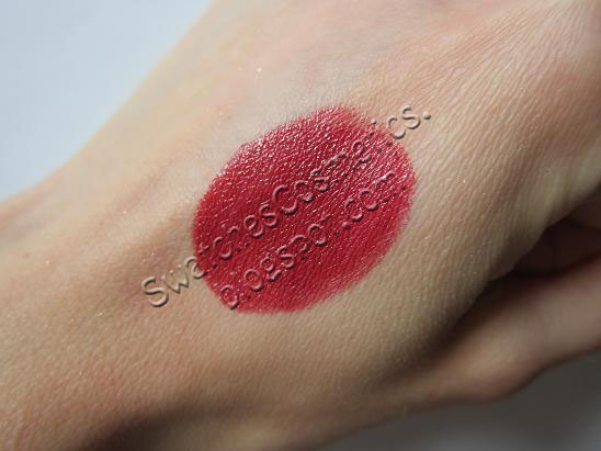  Swatches Cosmetics Свотчи Косметики Губная помада для губ Lipstick Elizabeth Arden №02 Cranberry Cream