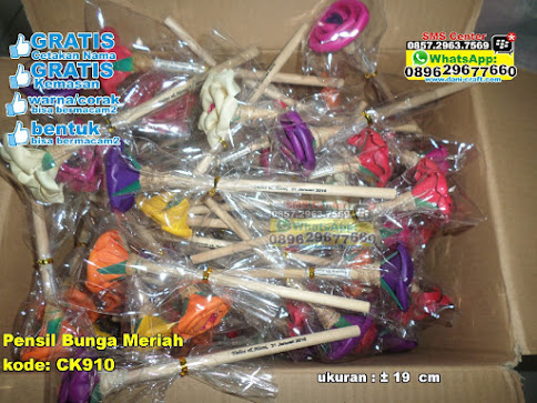 Pensil Bunga Meriah murah
