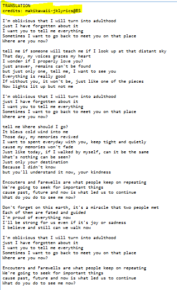Leo Kimi Ga Kureta Mono Lyrics Translation