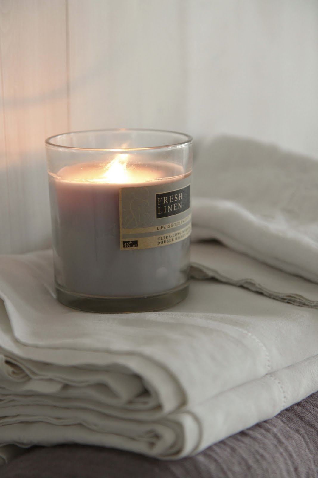 Modern Country Scented candle, Fresh Linen