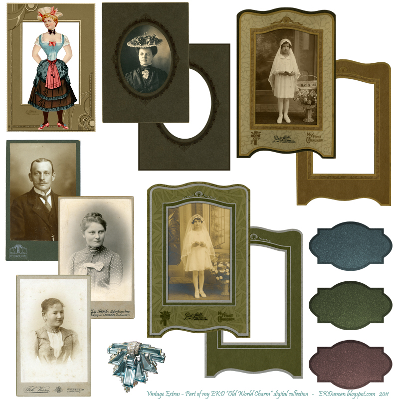 EKDuncan My Fanciful Muse EKD "Old World Charm" Extras and Fun