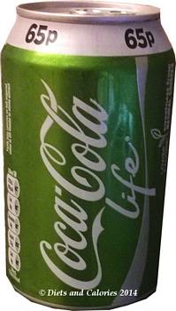 Coca Cola Life can with stevia Coca Cola Life can with stevia
