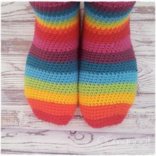 free crochet sock pattern
