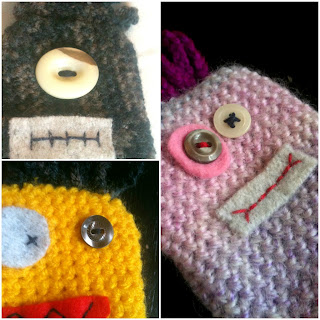 FiveGoBlogging Crochet Monsters amigurumi