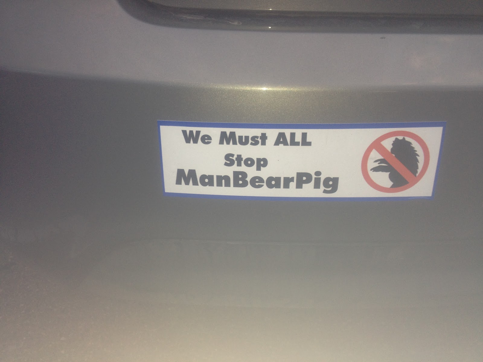 Manbearpig Bumper Sticker