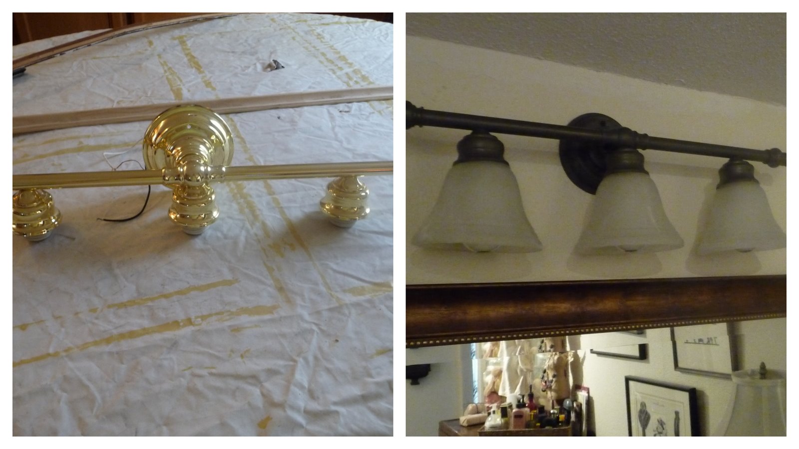My Hearts Song ReStore Light Fixtures (A Makeover)