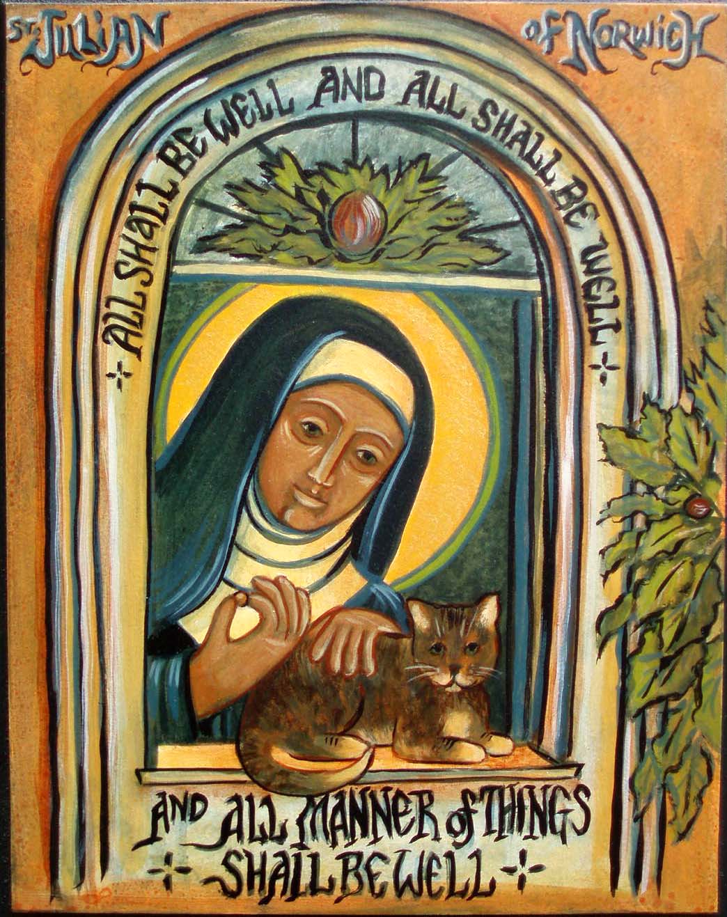 Bonnie's Books Caturday Julian of Norwich