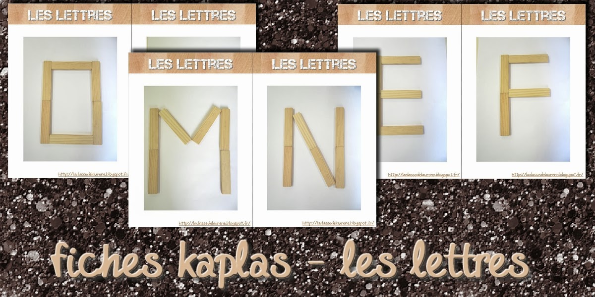 modèle lettres kapla